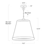 Augustine One Light Outdoor Pendant