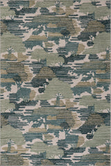 Sierro Modern Abstract Machine Washable Rug