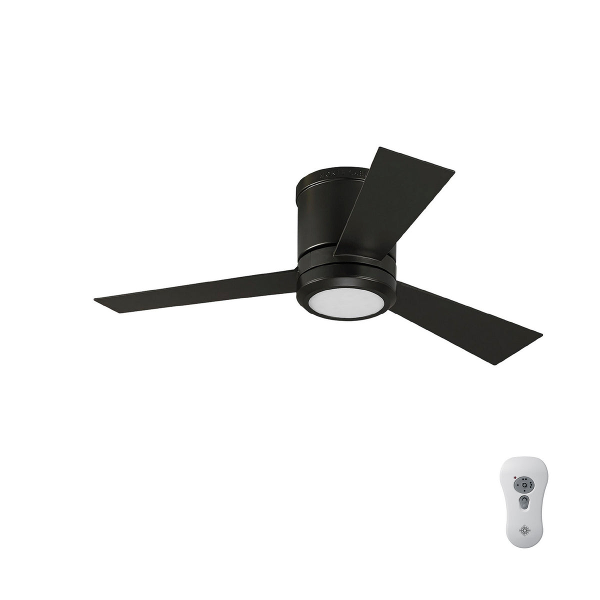 Clarity 42" Semi Flush LED Ceiling Fan
