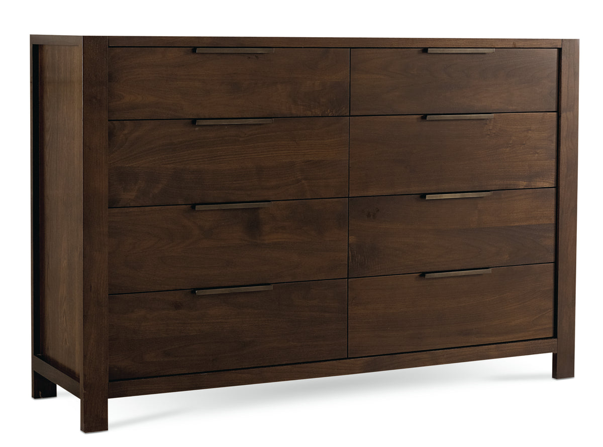 West Bros Phase Master Chest in 80 Walnut, on white