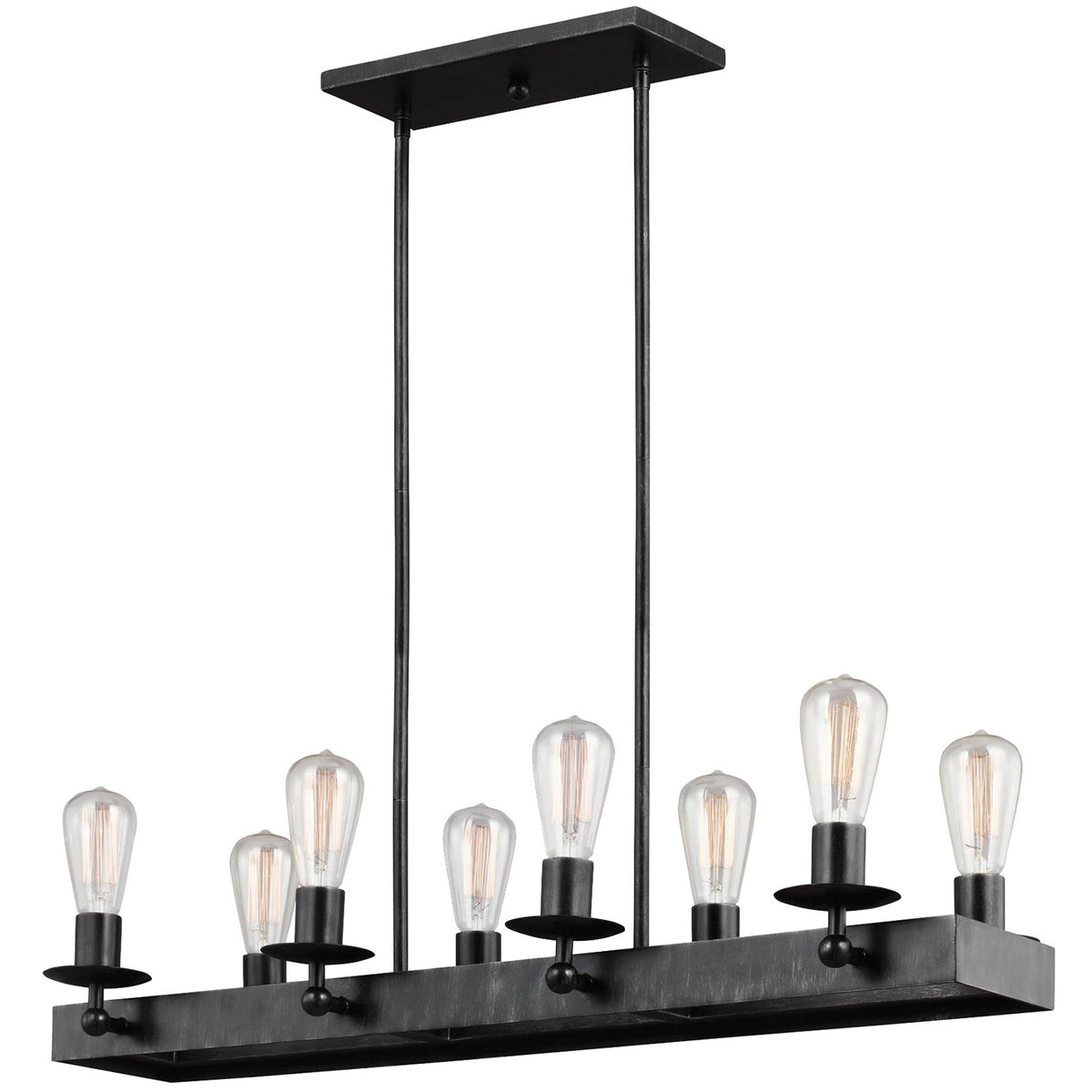 Ravenwood Manor Eight Light Linear Chandelier