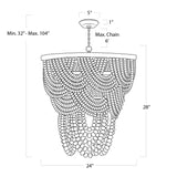 Lorelei Six Light Chandelier