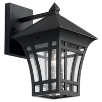 Herrington 12" Lantern — Clear Seeded