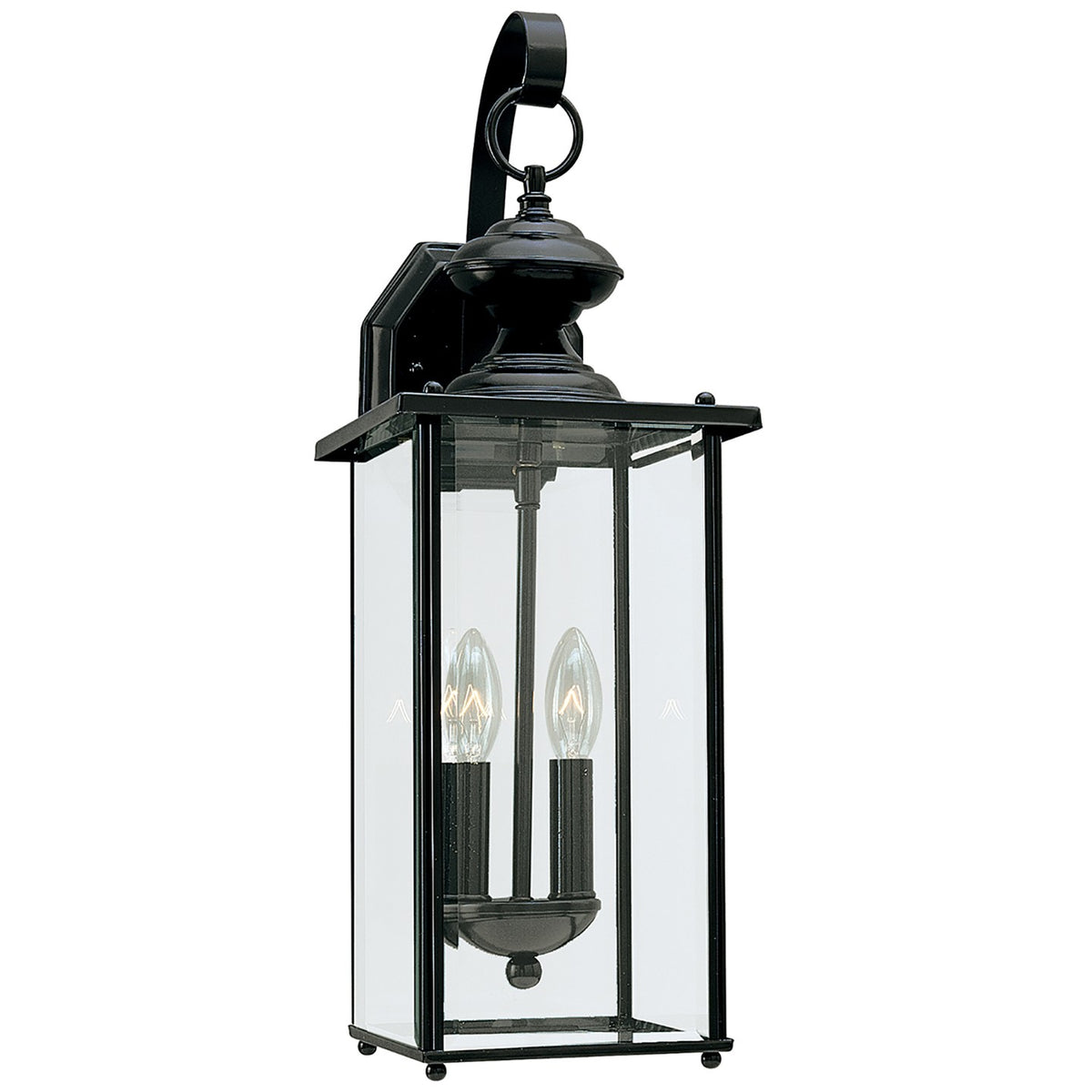 Two Light Outdoor Wall Lantern — 20.25", Torpedo Bulb