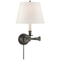 Candle Stick One Light Swing Arm Wall Lamp