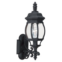Wynfield Medium Wall Lantern — Clear Beveled