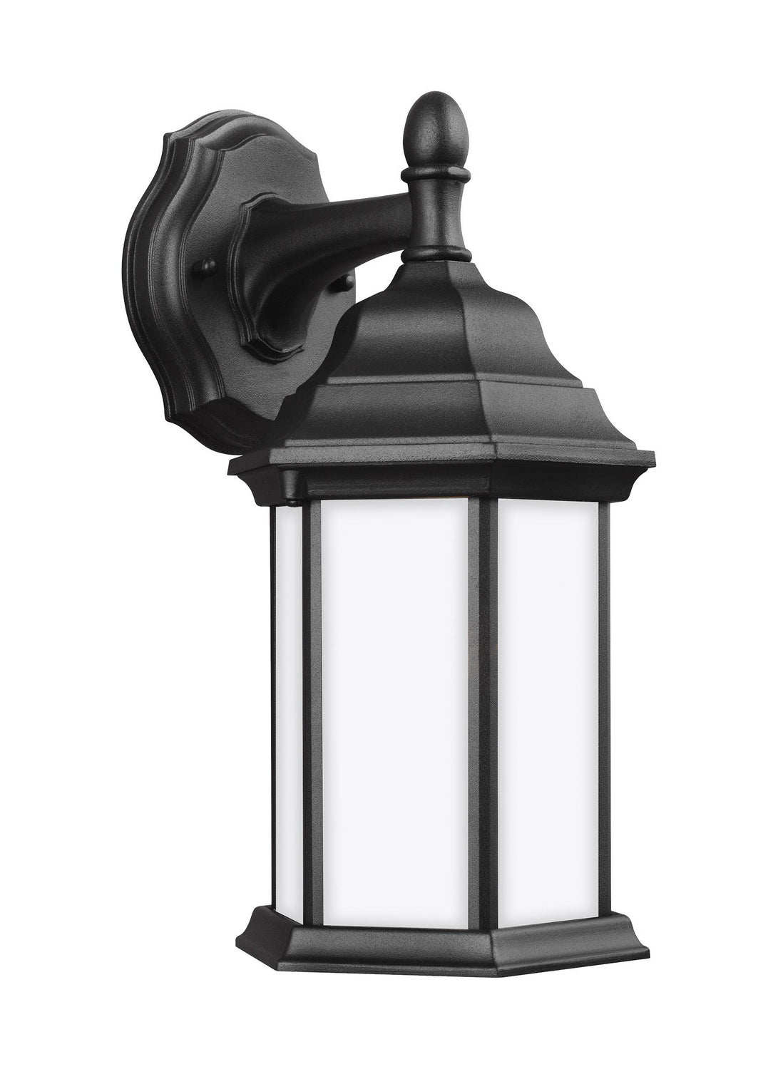 Sevier 12.5" Down Lantern — Satin Etched