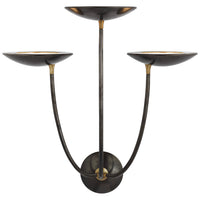 Keira Large Triple Sconce
