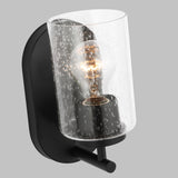 Oslo One Light Bath — Clear Seeded
