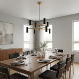 Zentro Eight Light Chandelier