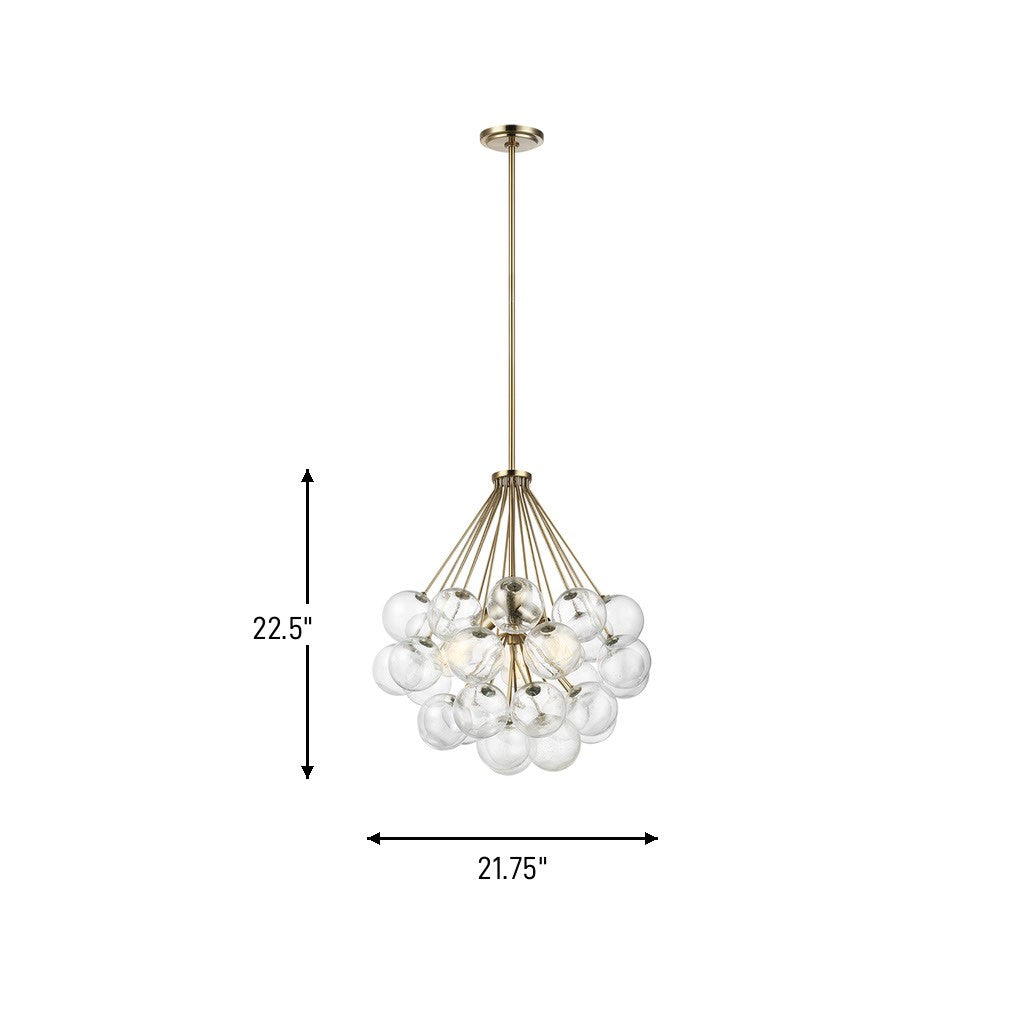Three Light Pendant — Bronzeville