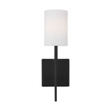 LED Bath Wall Sconce — W: 5.00" × H: 15.38" × D: 5.63"