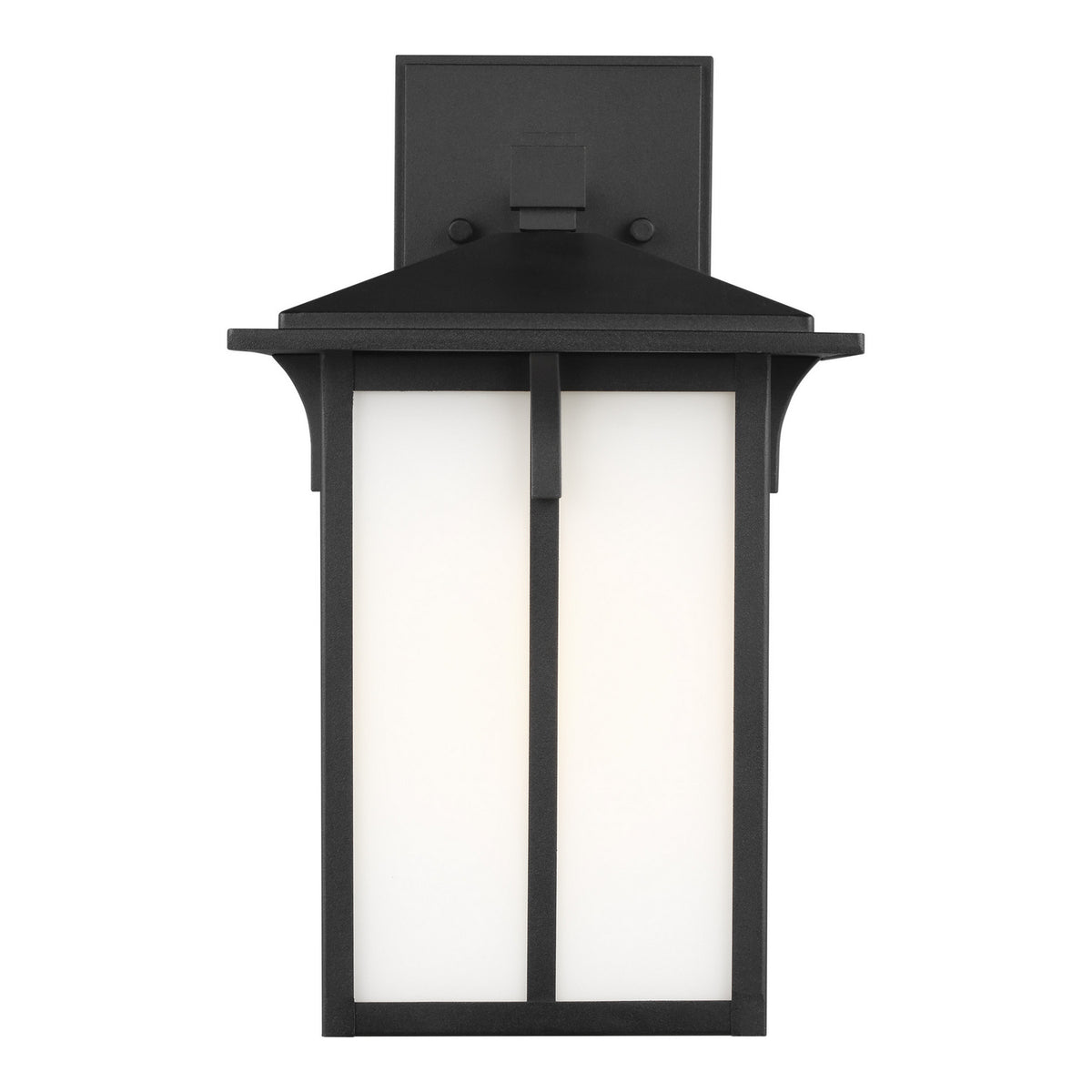 Tomek 14" Lantern — Etched / White Inside