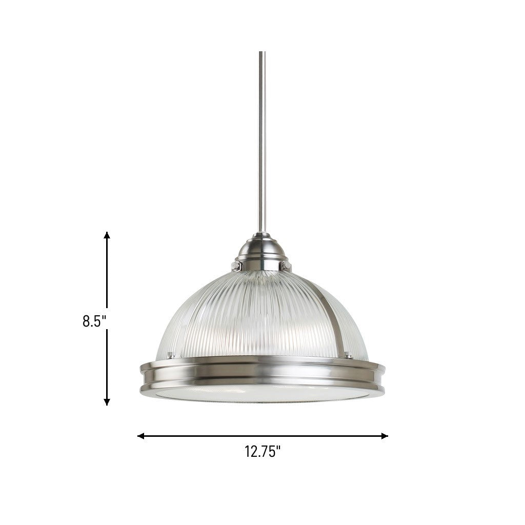 Pratt Street Prismatic Two Light Pendant