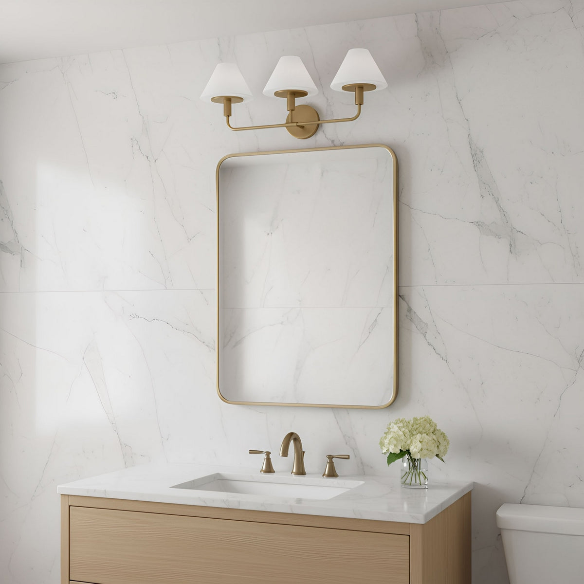Mendota Three Light Bath