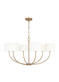 Six Light Chandelier — 17.13"