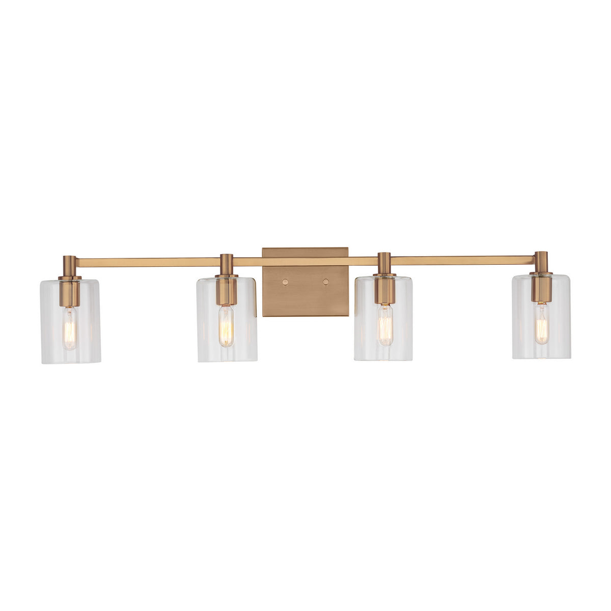 LED Bath Wall Sconce — W: 35.00" × H: 7.75" × D: 6.38"