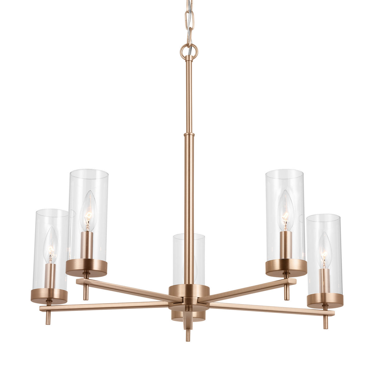Zire Five Light Chandelier — 60 W