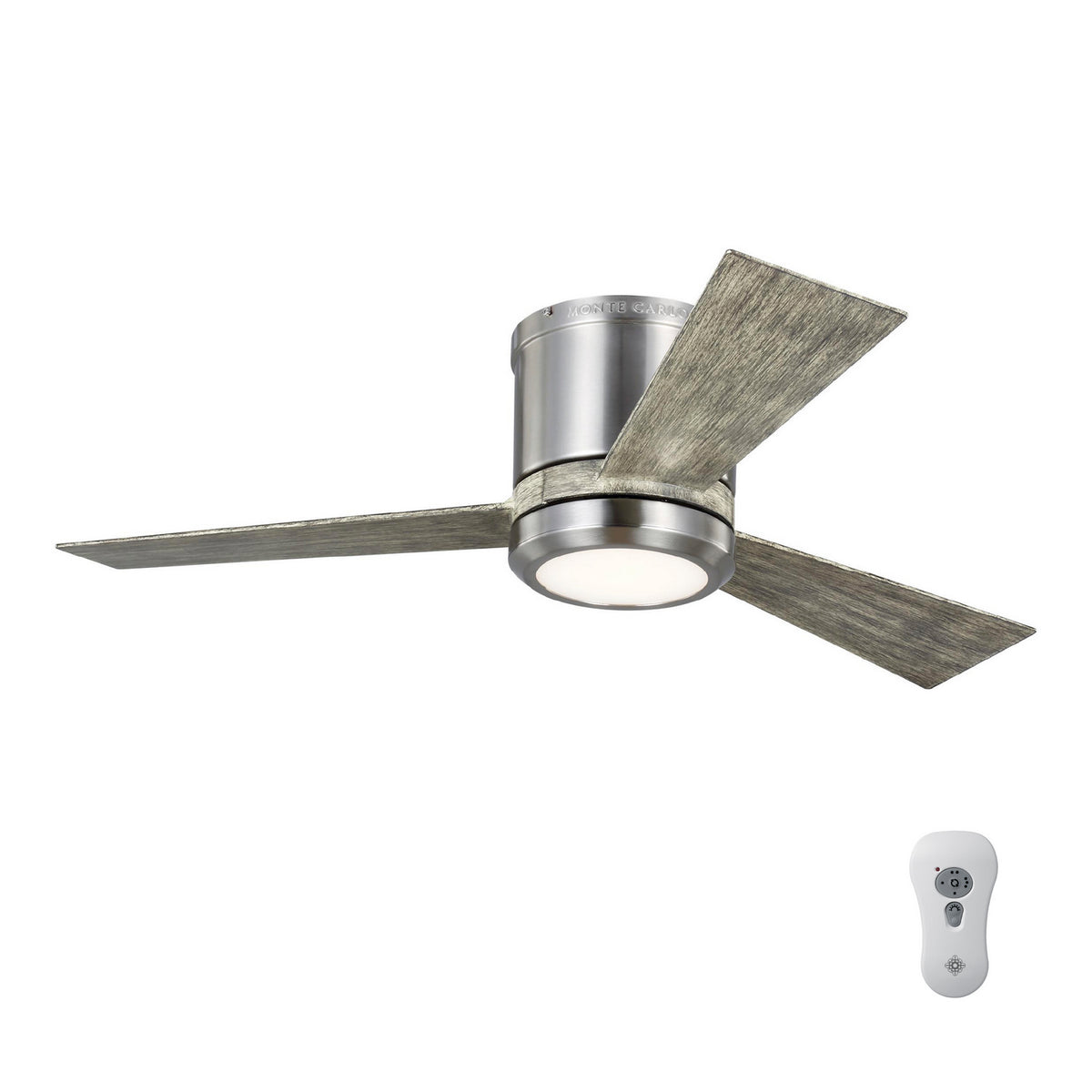 Clarity 42" Semi Flush LED Ceiling Fan