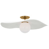 LED Semi-Flush Mount — 8.00"
