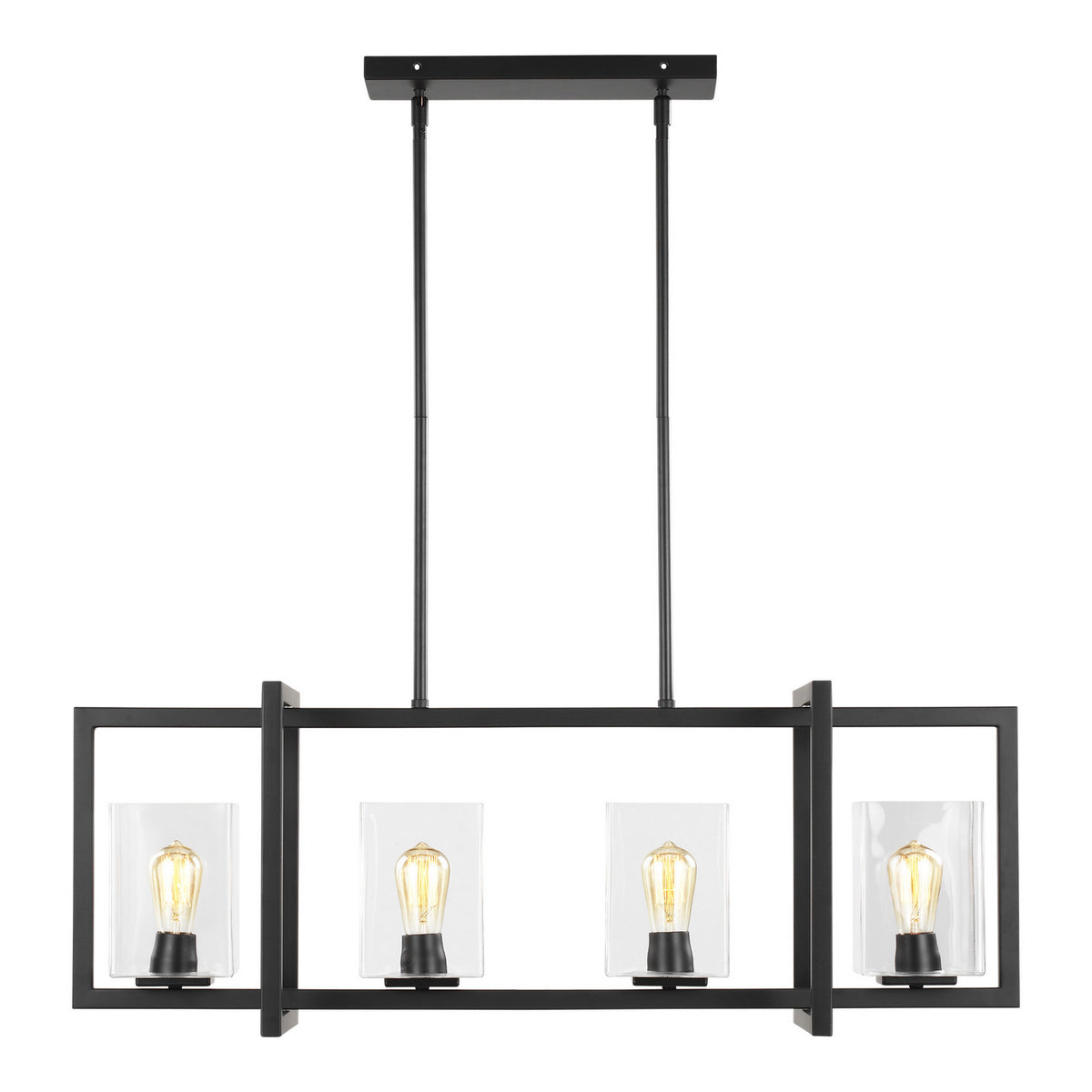 Mitte Four Light Linear Chandelier