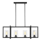 Mitte Four Light Linear Chandelier