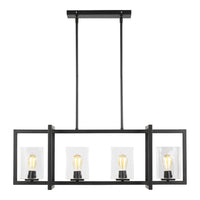 Mitte Four Light Linear Chandelier