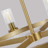 Eight Light Chandelier — 33"