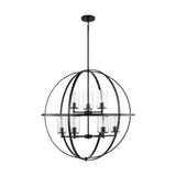 Alturas Nine Light Chandelier — Clear Seeded