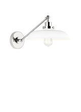 Wellfleet One-Arm Wide Sconce