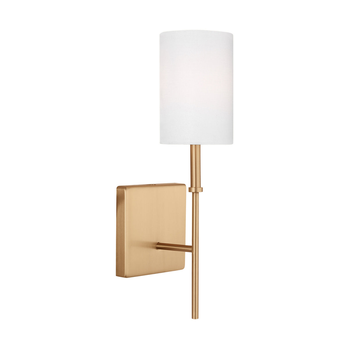 LED Bath Wall Sconce — W: 5.00" × H: 15.38" × D: 5.63"
