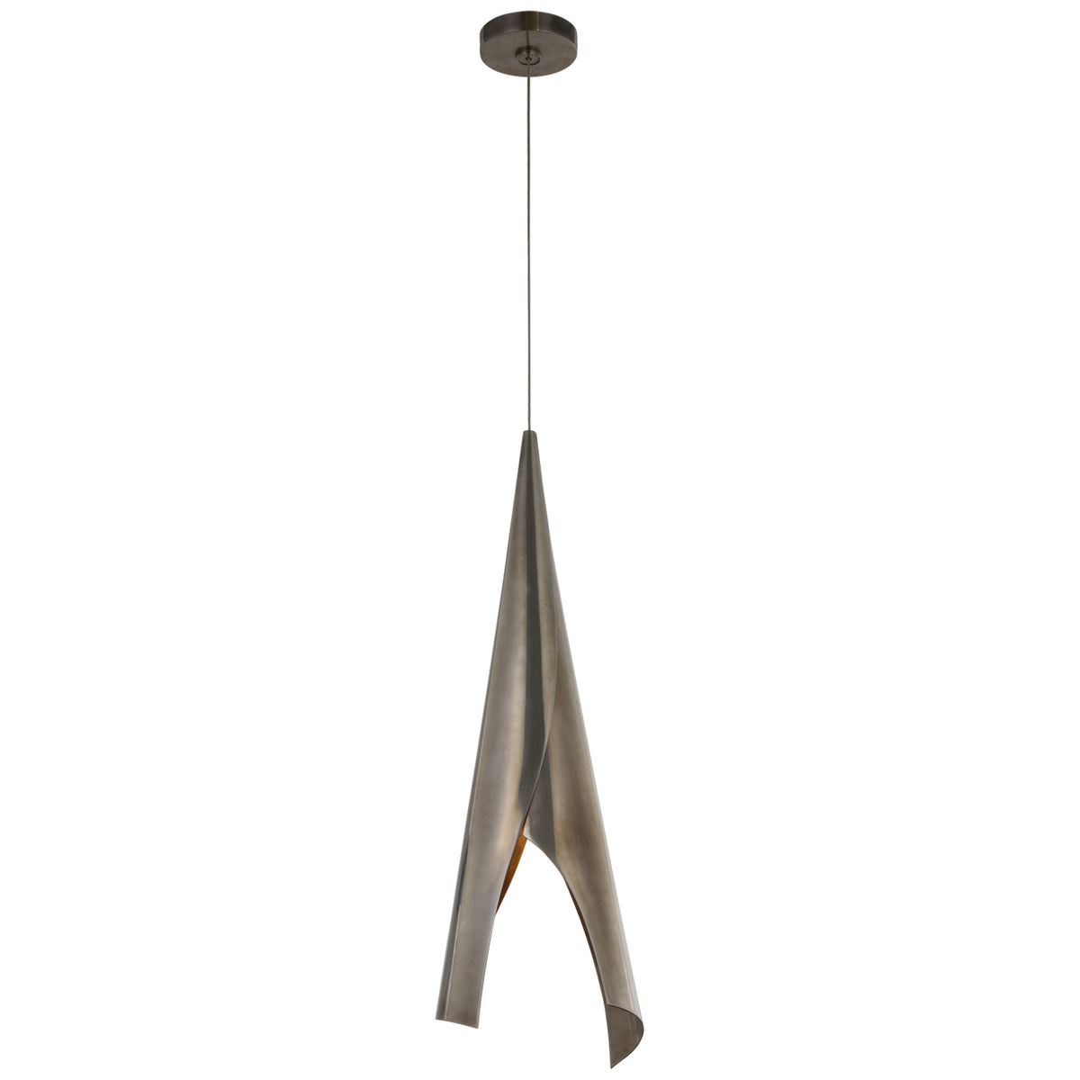 Piel Medium Wrapped Pendant