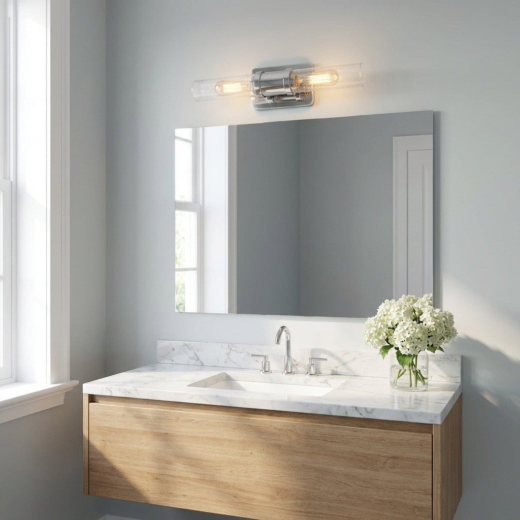 Keaton 16" Bath Sconce — Crackle