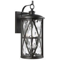 Three Light Outdoor Wall Lantern — 12"