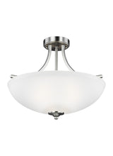 Geary Three Light Semi Flush Mount