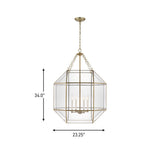 Morrison Large Lantern — Clear, 60 W