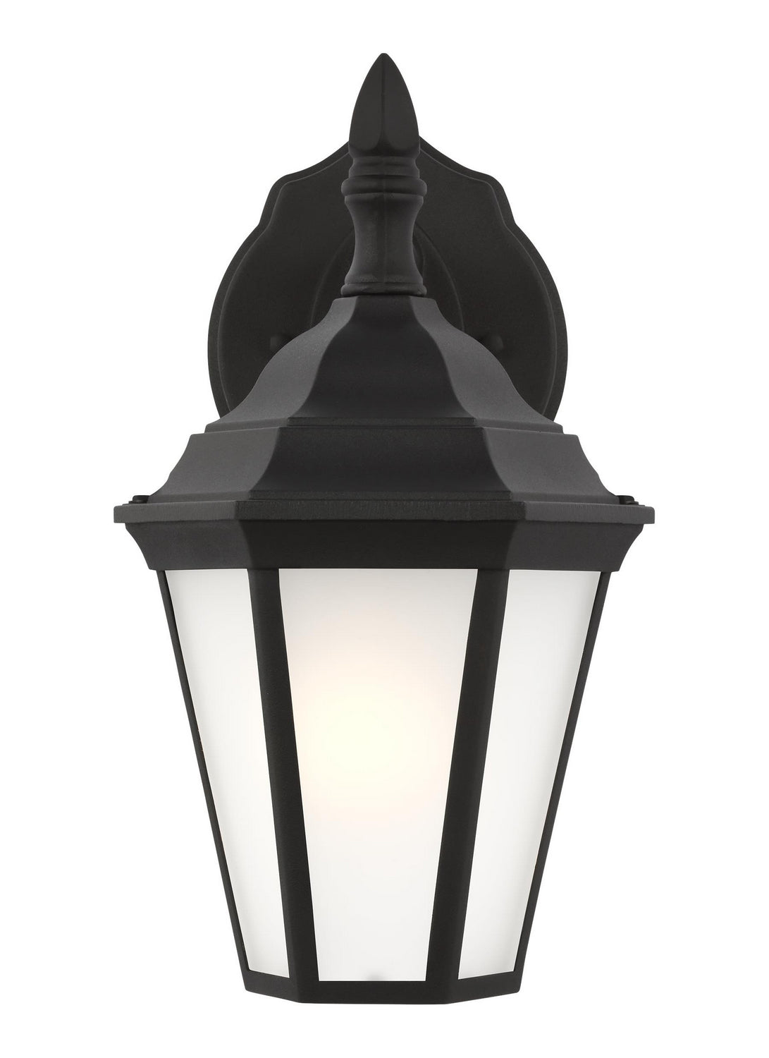 Bakersville Flat 11" Lantern — Satin Etched