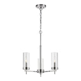 Three Light Chandelier — 21.13", 60 W