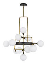 Viaggio 12 Light Chandelier — White