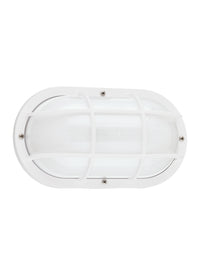 Bayside One Light Oval Grid Wall
