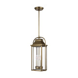 Three Light Outdoor Pendant — 18.75"
