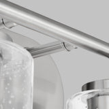 Oslo Two Light Bath — Clear Seeded