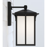 Tomek 14" Lantern — Etched / White Inside