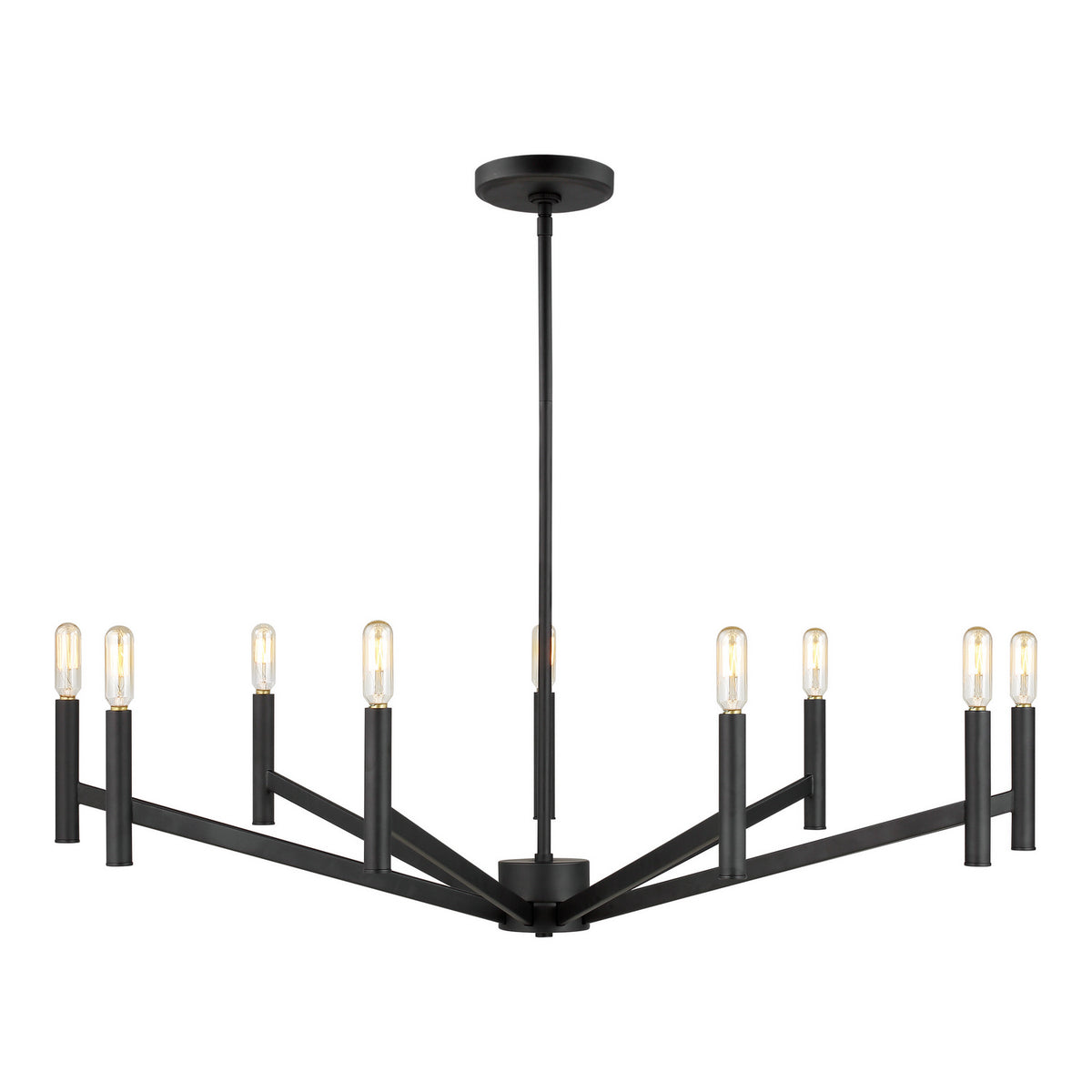 Nine Light Chandelier — 17.13", 60 W