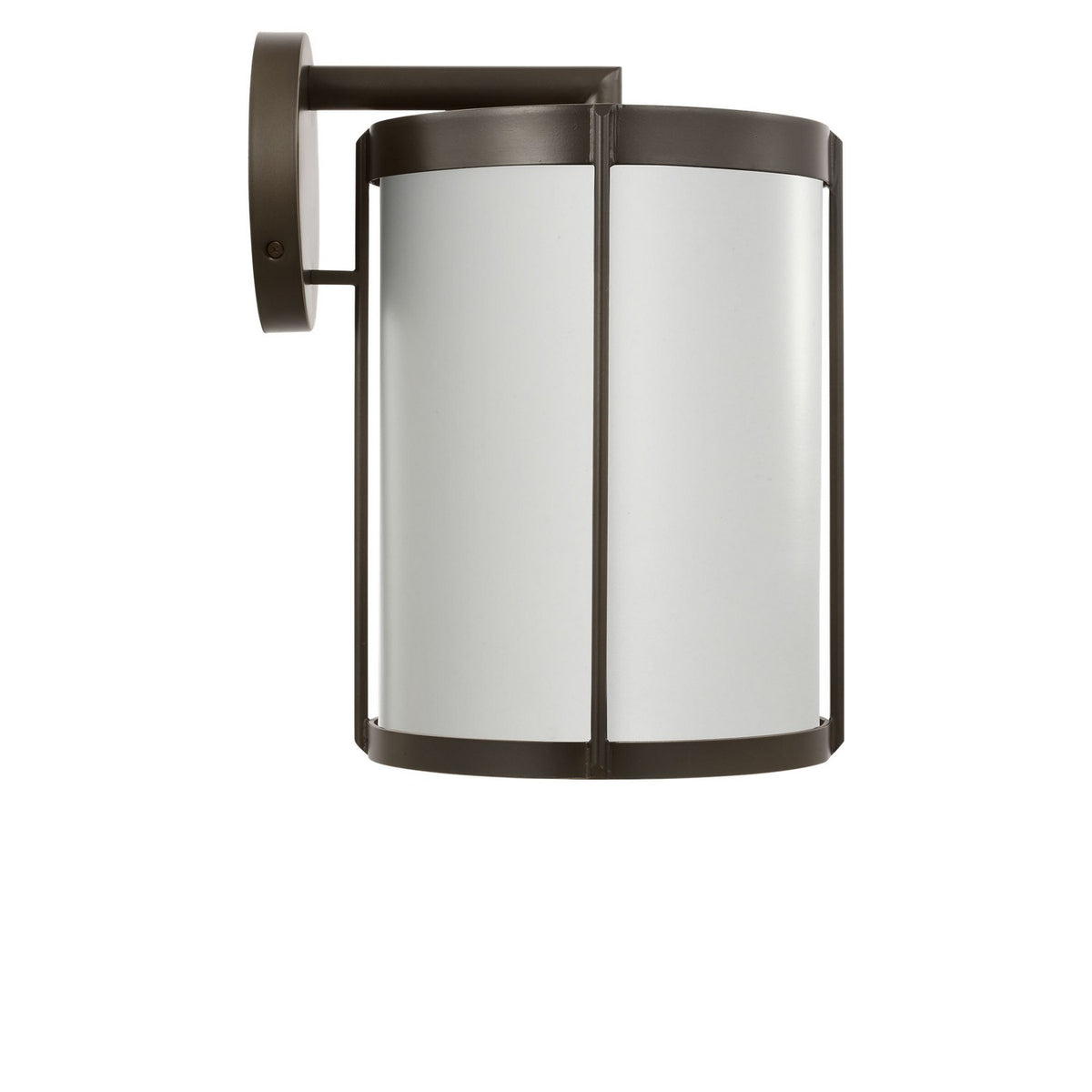 Luning Medium Lantern — White Aluminum Shade