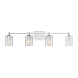 LED Bath Wall Sconce — W: 35.00" × H: 7.75" × D: 6.38"