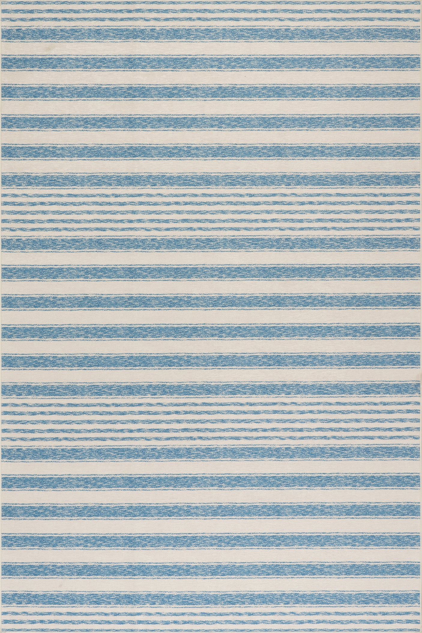 Vion Coastal Striped Machine Washable Rug