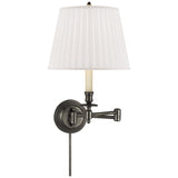Candle Stick One Light Swing Arm Wall Lamp
