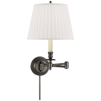 Candle Stick One Light Swing Arm Wall Lamp