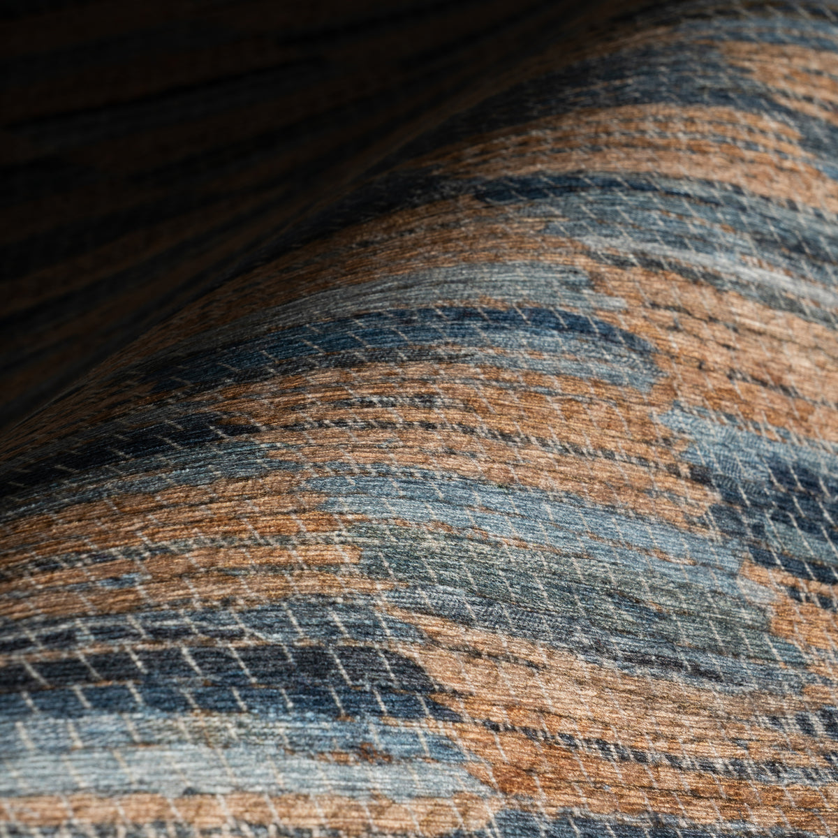 Lynix Coastal Striped Machine Washable Rug